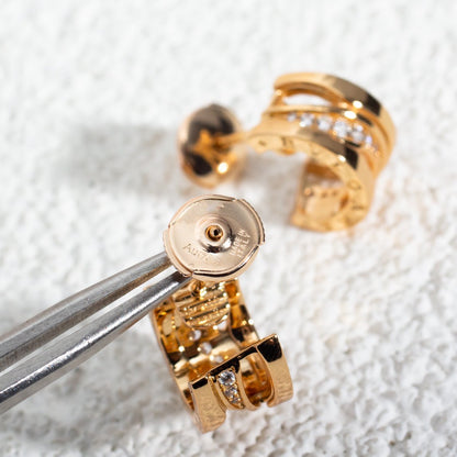 [Love Lucky]ZERO 1 PINK GOLD DIAMONDS EARRINGS