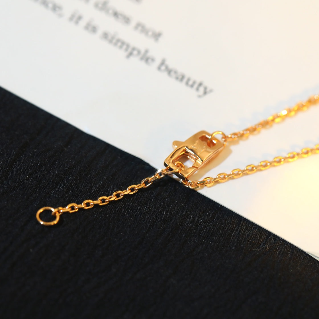 [Love Lucky]STAR AND SUN DIAMOND PINK GOLD NECKLACE