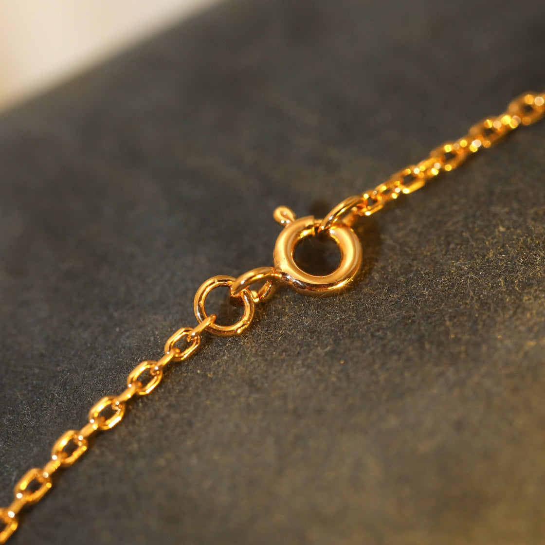 [Love Lucky]SUN PEDANT PINK GOLD 1 DIAMOND NECKLACE