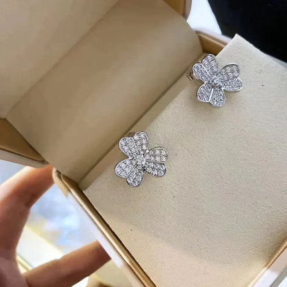 [Love Lucky]CLOVER COMOS DIAMOND EARRINGS SILVER