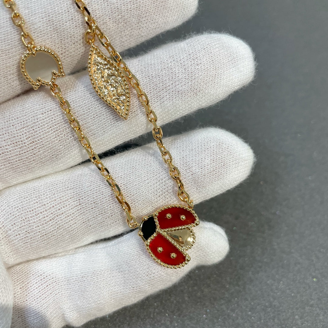 [Love Lucky]LUCKY SPRING 15 MOTIFS GOLD NECKLACE