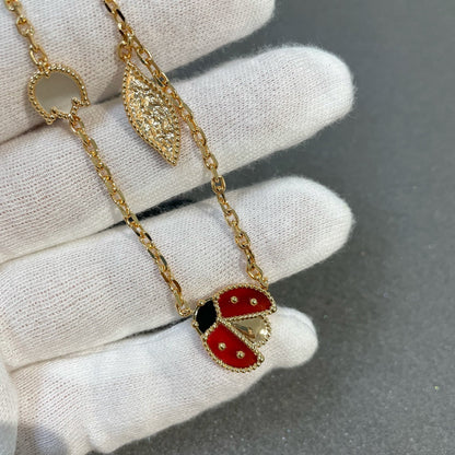 [Love Lucky]LUCKY SPRING 15 MOTIFS GOLD NECKLACE