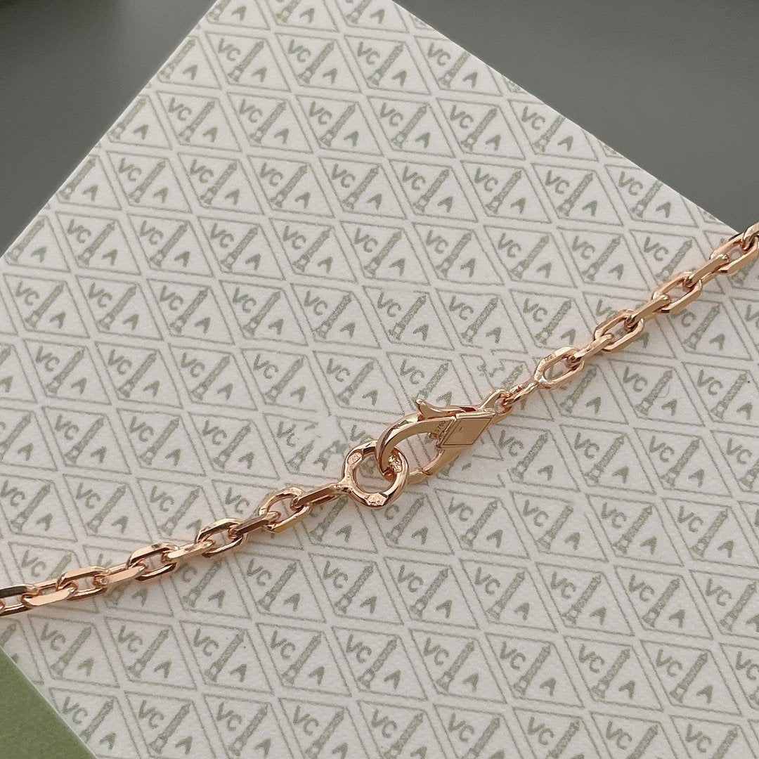 [Love Lucky]LUCKY SPRING 15 MOTIFS ROSE GOLD NECKLACE