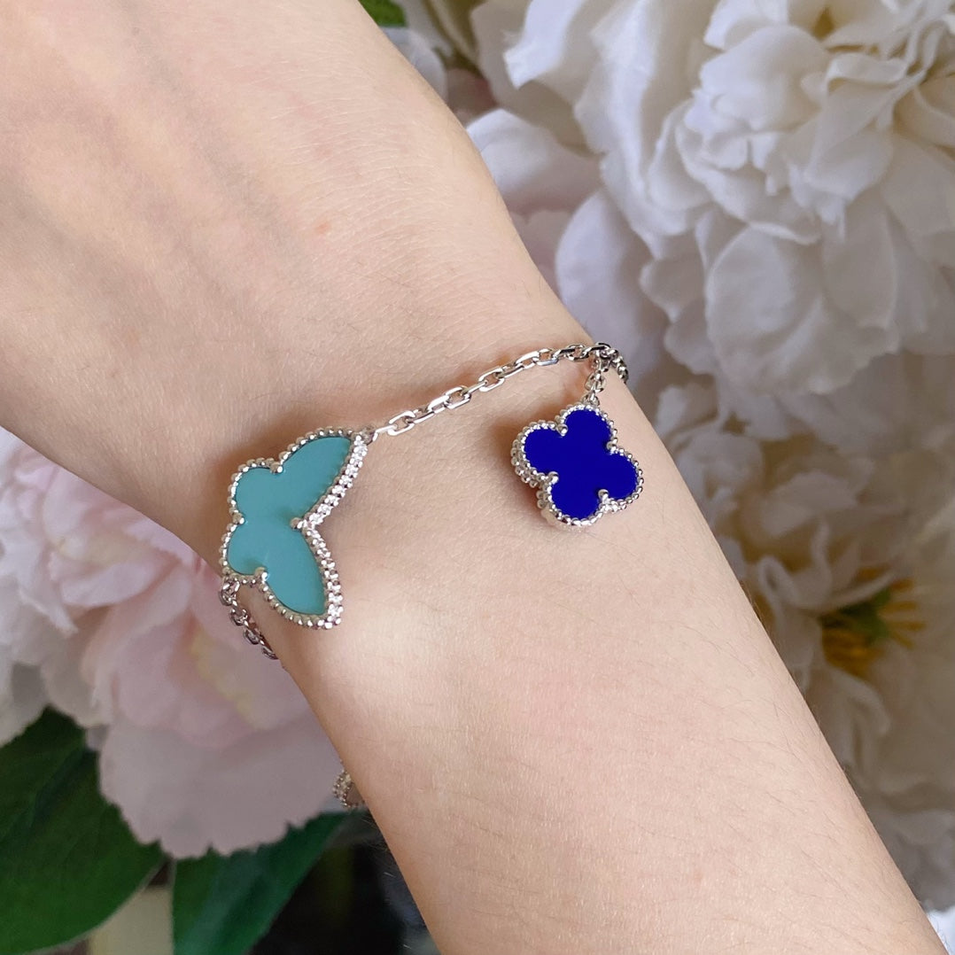 [Love Lucky]LUCKY SPRING SILVER BRACELET 4 MOTIF