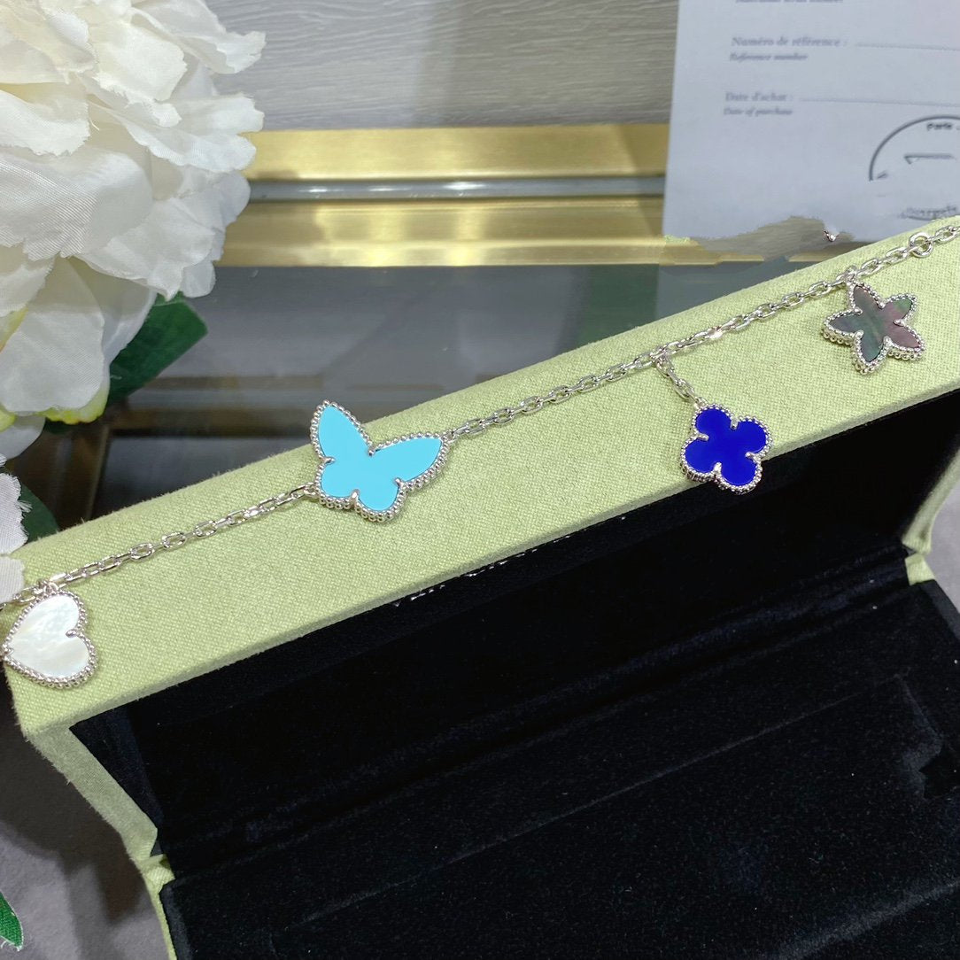 [Love Lucky]LUCKY SPRING SILVER BRACELET 4 MOTIF