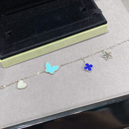 [Love Lucky]LUCKY SPRING SILVER BRACELET 4 MOTIF
