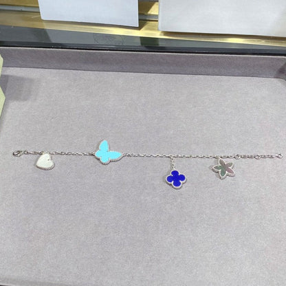 [Love Lucky]LUCKY SPRING SILVER BRACELET 4 MOTIF
