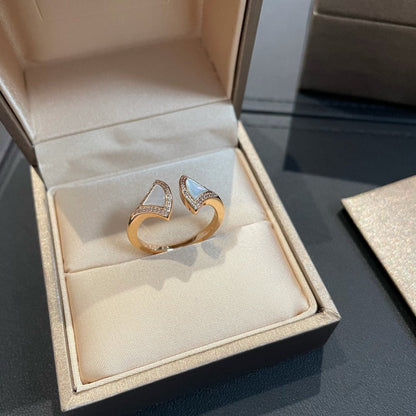 [Love Lucky]DREAM MOP DIAMOND OPEN RING