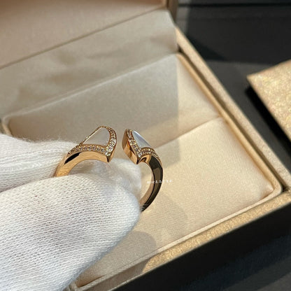 [Love Lucky]DREAM MOP DIAMOND OPEN RING