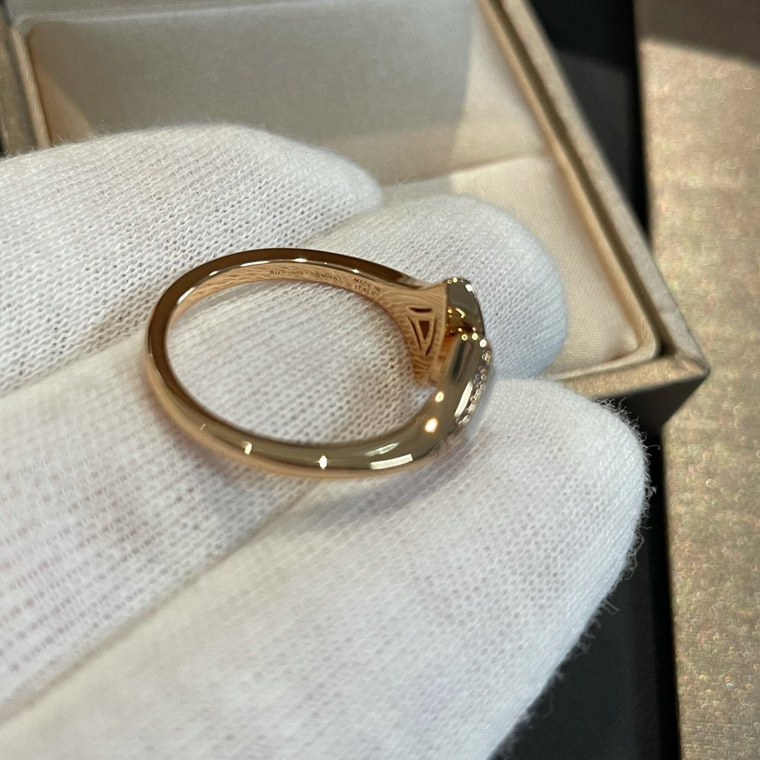 [Love Lucky]DREAM MOP DIAMOND OPEN RING