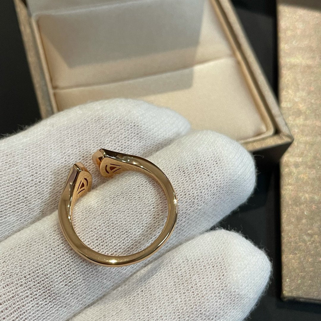 [Love Lucky]DREAM MOP DIAMOND OPEN RING