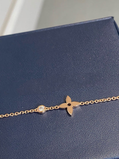 [Love Lucky]STAR DIAMOND PINK GOLD BRACELET
