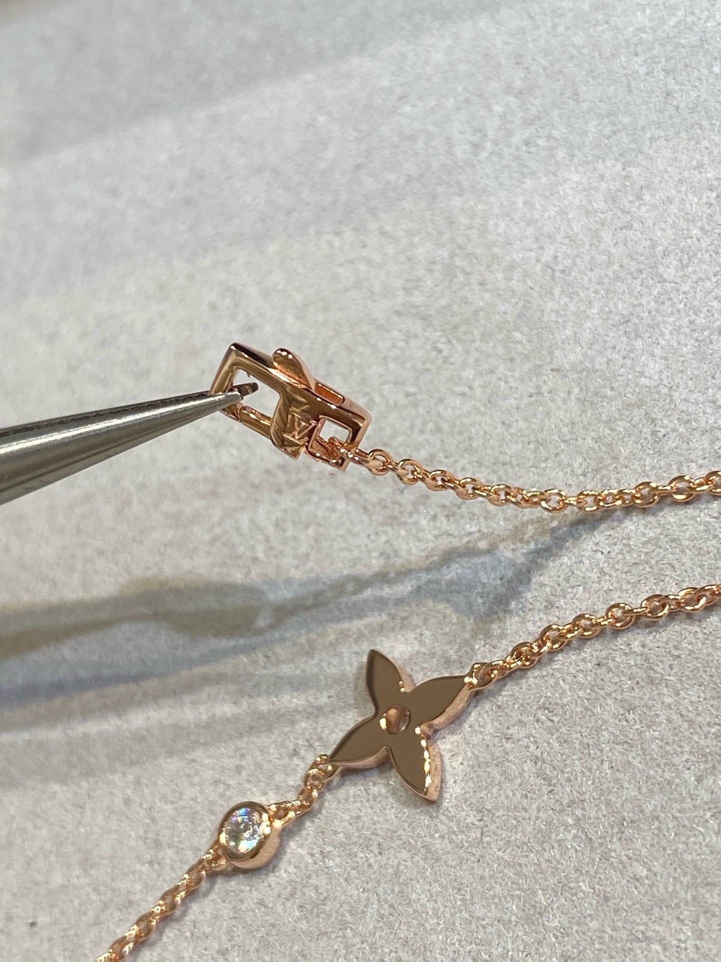 [Love Lucky]STAR DIAMOND PINK GOLD BRACELET