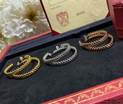 [Love Lucky]CLASH LARGE HOOP EARRINGS