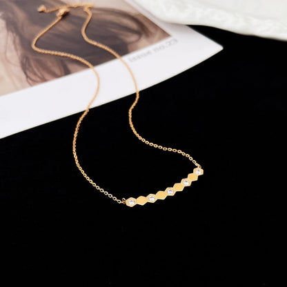 [Love Lucky]BEE MY LOVE DIAMOND NECKLACE