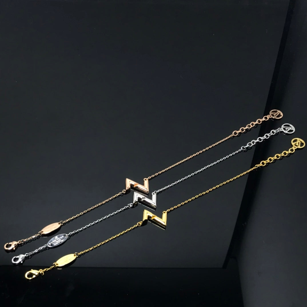 [Love Lucky]VOLT LV LOGO BRACELET