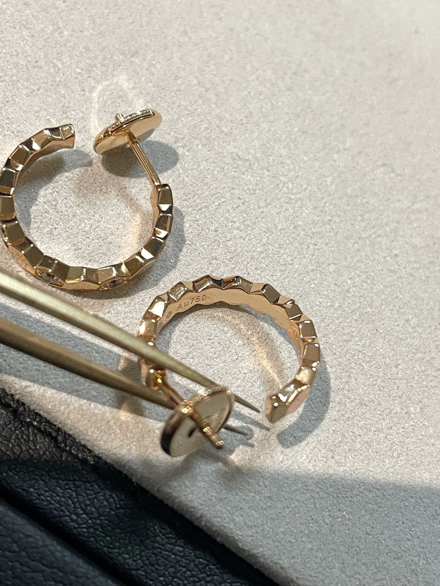 [Love Lucky]Hollow Design Four-Leaf Clover Flower Shape Ring