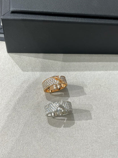 [Love Lucky]LIENS EVIDENCE  DIAMOND PAVED RING