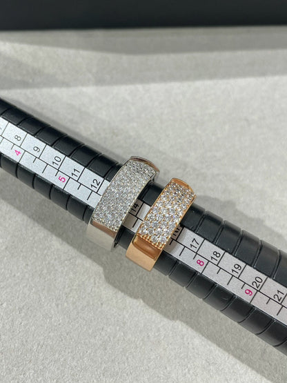 [Love Lucky]LIENS EVIDENCE  DIAMOND PAVED RING