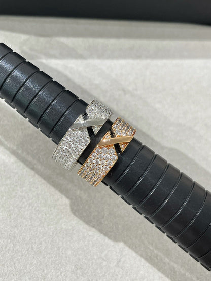 [Love Lucky]LIENS EVIDENCE  DIAMOND PAVED RING