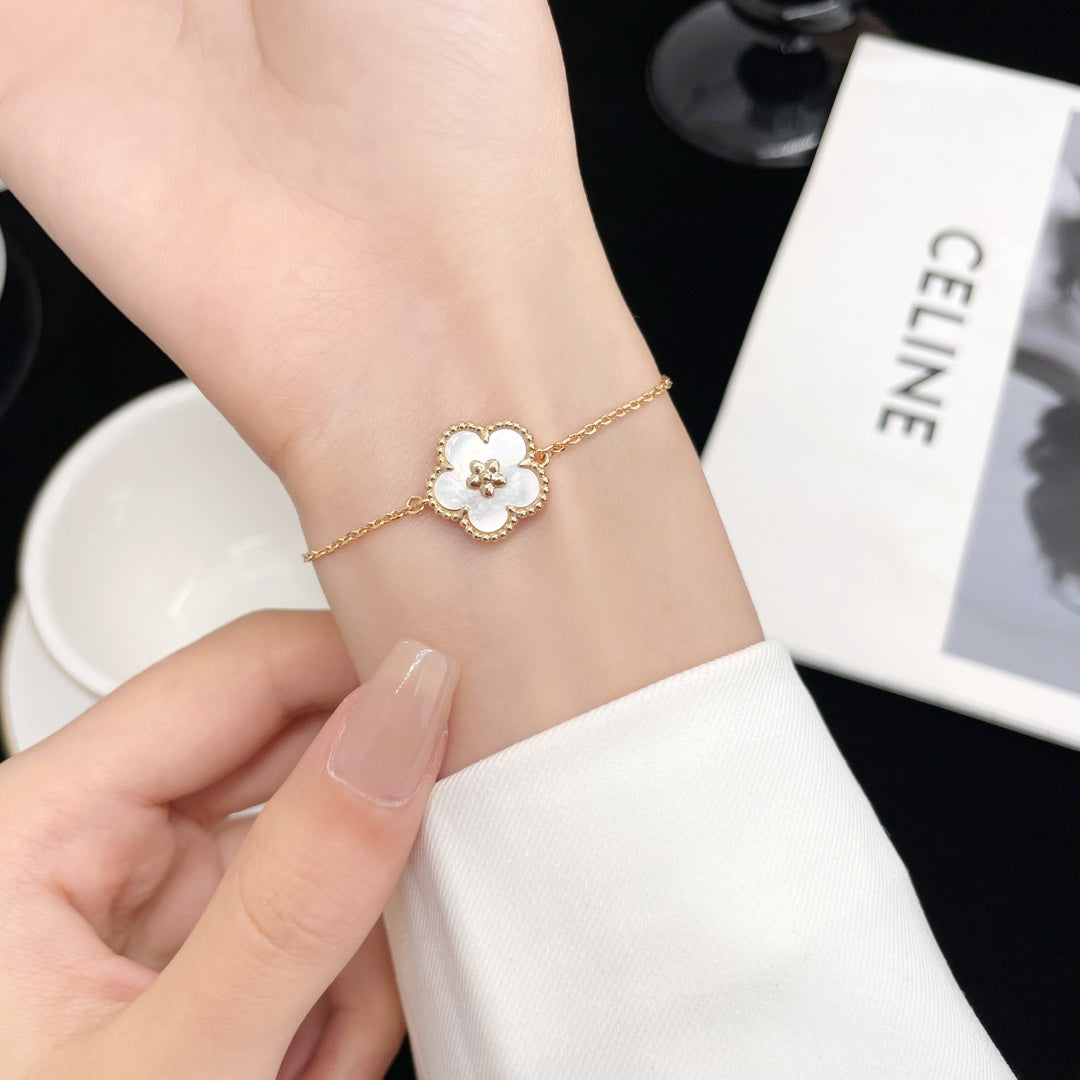 [Love Lucky]LUCKY SPRING ROSE GOLD MOP BRACELET