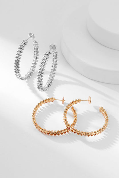 [Love Lucky]CLASH HOOP EARRINGS