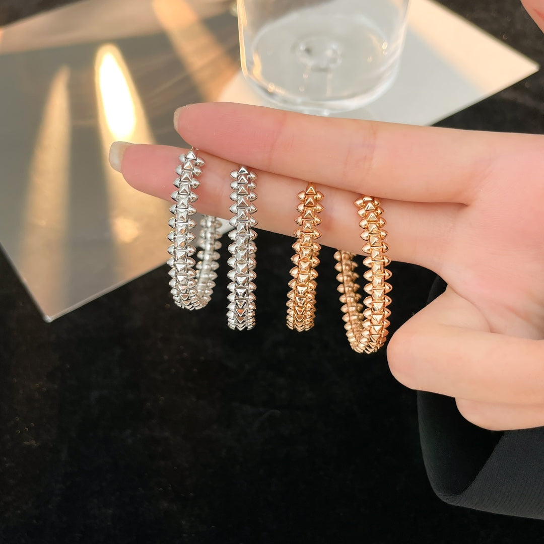 [Love Lucky]CLASH HOOP EARRINGS
