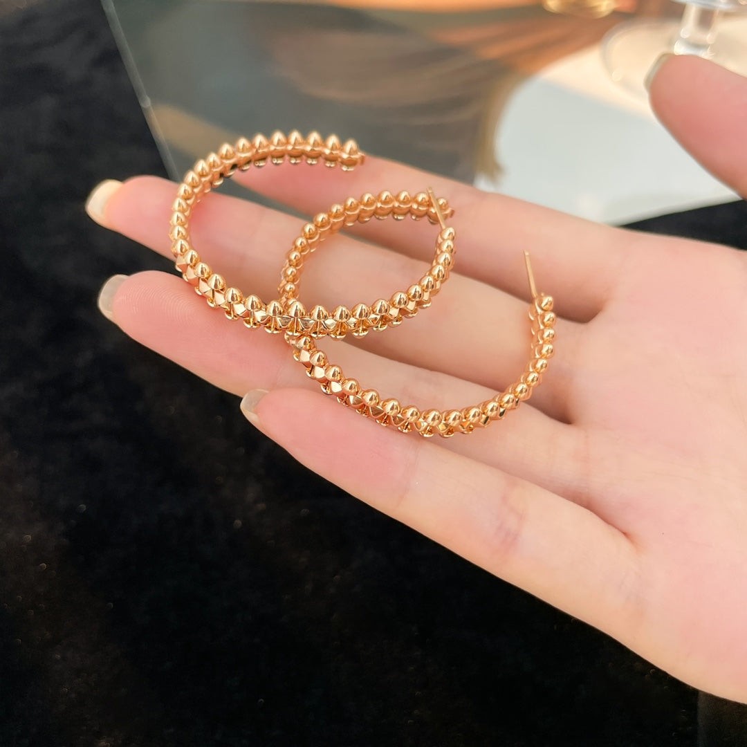 [Love Lucky]CLASH HOOP EARRINGS