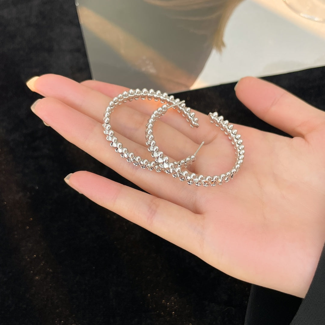 [Love Lucky]CLASH HOOP EARRINGS