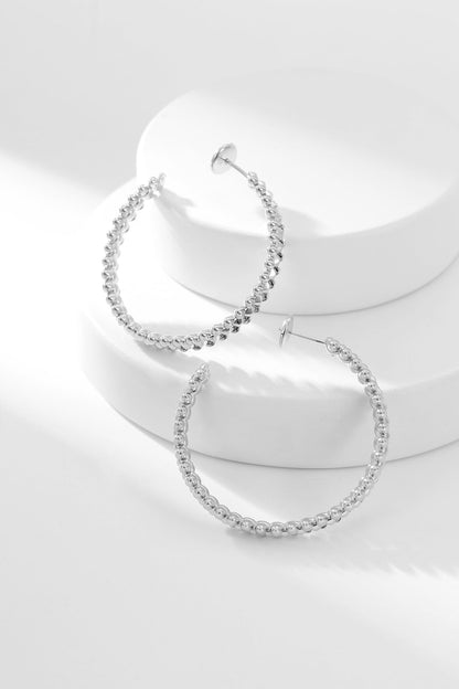 [Love Lucky]CLASH HOOP EARRINGS