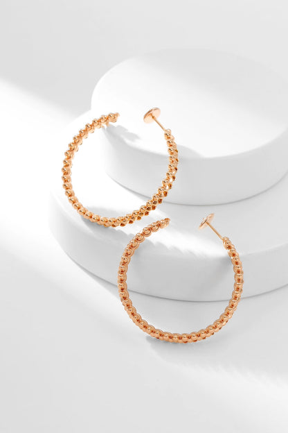 [Love Lucky]CLASH HOOP EARRINGS