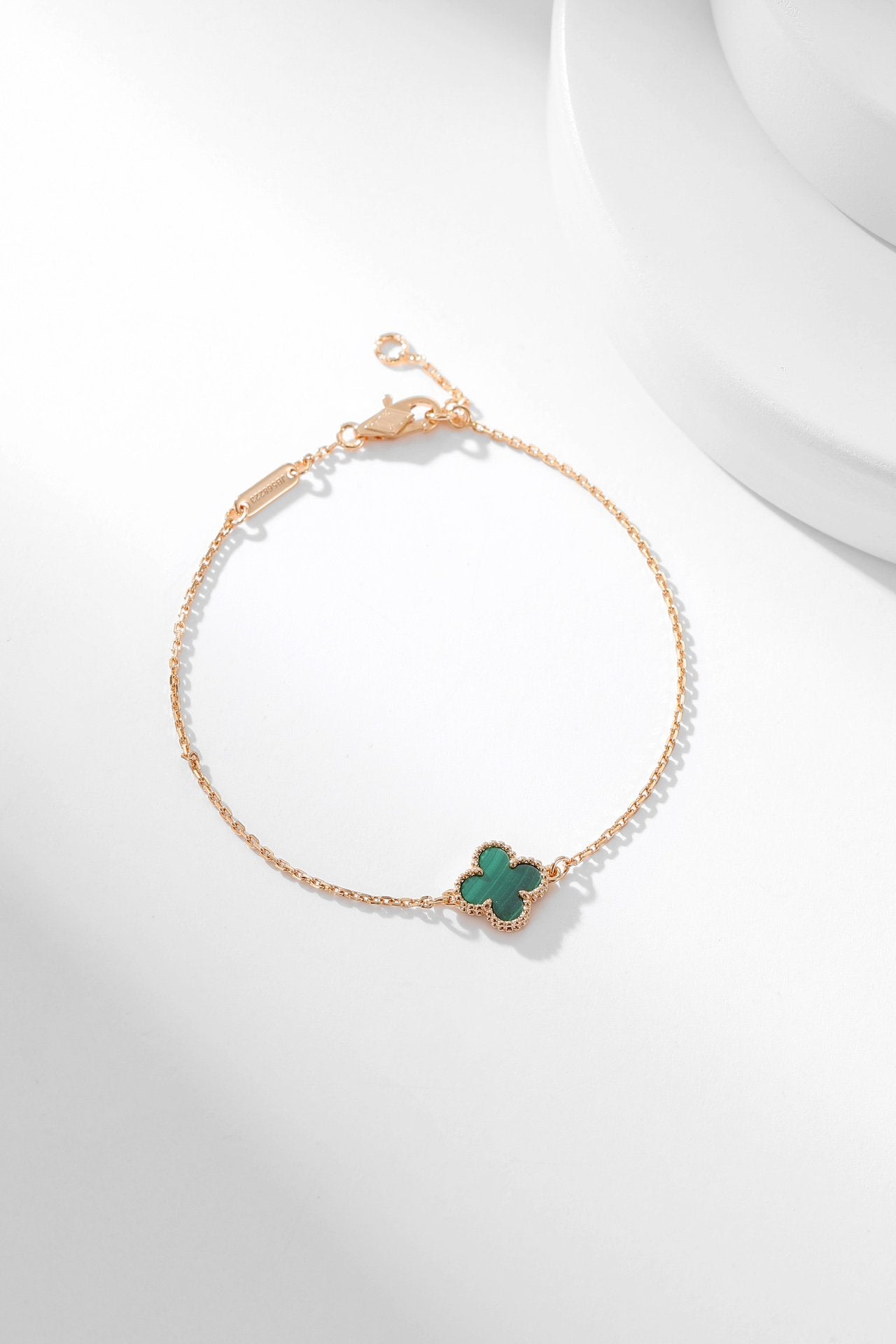 [Love Lucky]CLOVER BRACELET MALACHITE 1 MOTIF