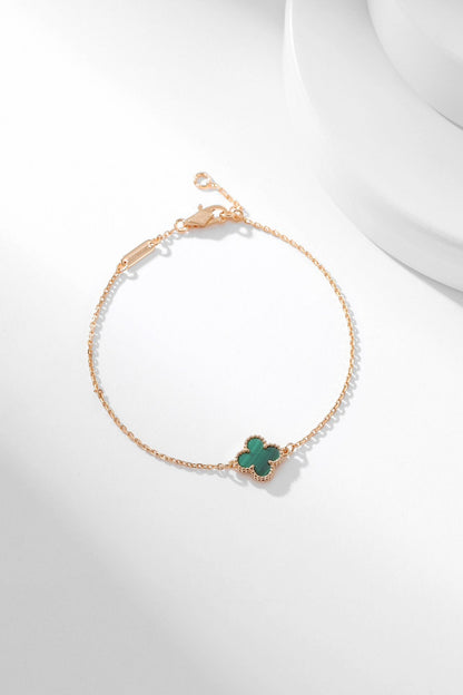 [Love Lucky]CLOVER BRACELET MALACHITE 1 MOTIF