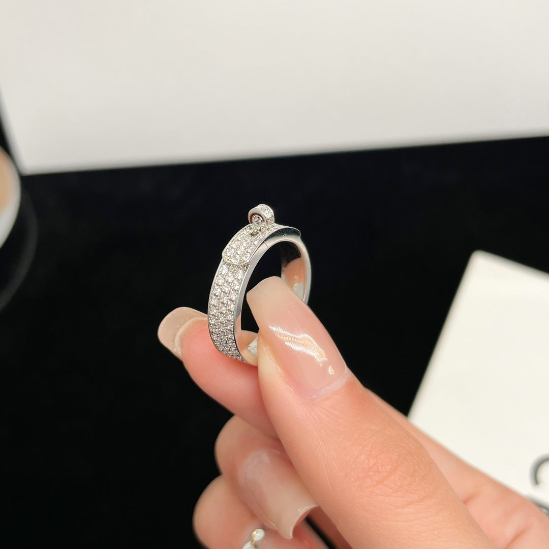 [Love Lucky]KELLY SILVER DIAMOND RING
