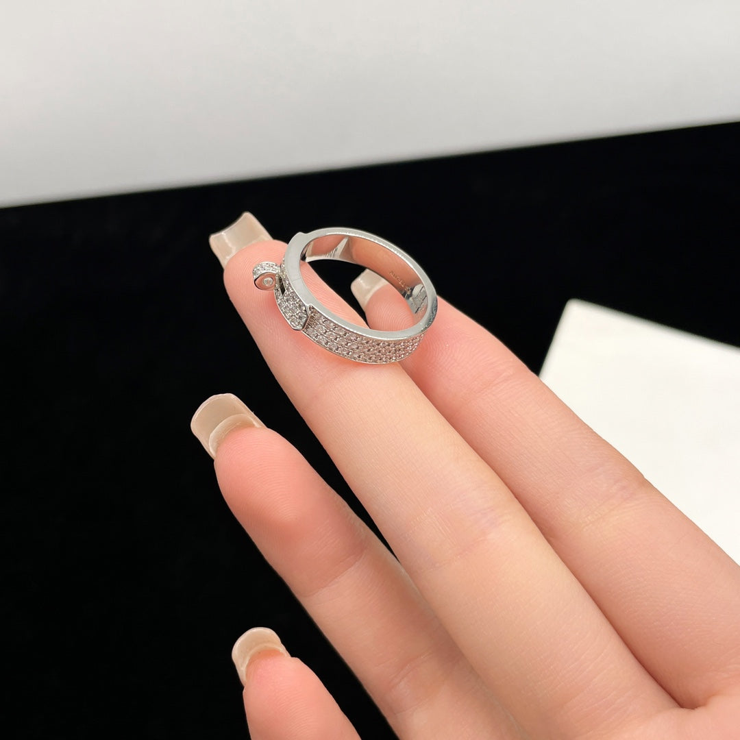 [Love Lucky]KELLY SILVER DIAMOND RING