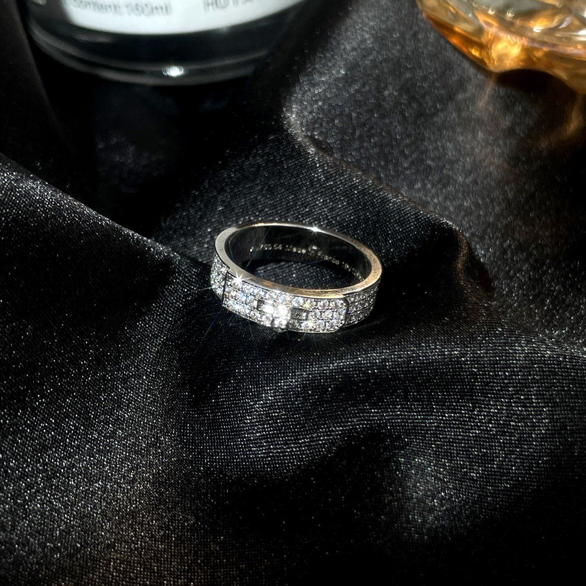 [Love Lucky]KELLY SILVER DIAMOND RING