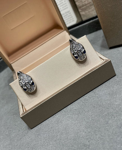 [Love Lucky]SERPENT DIAMOND STUD EARRINGS
