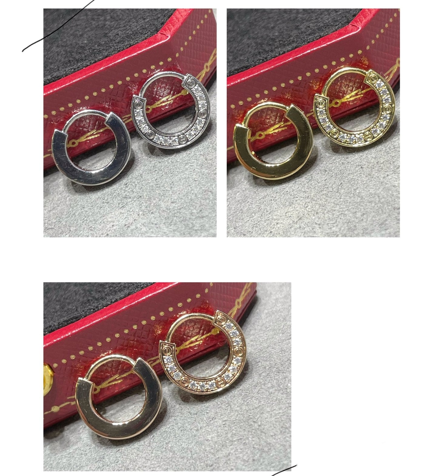 [Love Lucky]LOVE DIAMOND EARRINGS