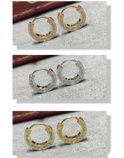 [Love Lucky]LOVE DIAMOND EARRINGS