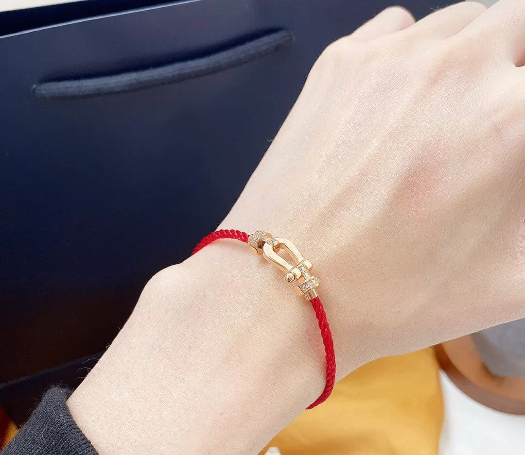 [Love Lucky]FORCE 10 HALF DIAMOND PINK GOLD RED CORDERI LARGE AND MEDIUM MODEL