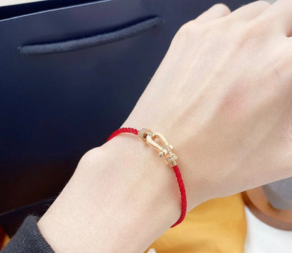 [Love Lucky]FORCE 10 HALF DIAMOND PINK GOLD RED CORDERI LARGE AND MEDIUM MODEL