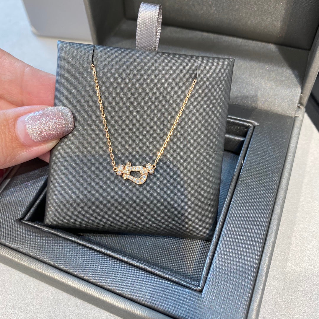 [Love Lucky]FORCE 10 DIAMOND PINK GOLD NECKLACE MINI MODEL