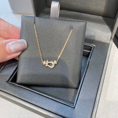 [Love Lucky]FORCE 10 DIAMOND PINK GOLD NECKLACE MINI MODEL