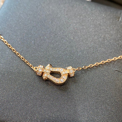 [Love Lucky]FORCE 10 DIAMOND PINK GOLD NECKLACE MINI MODEL