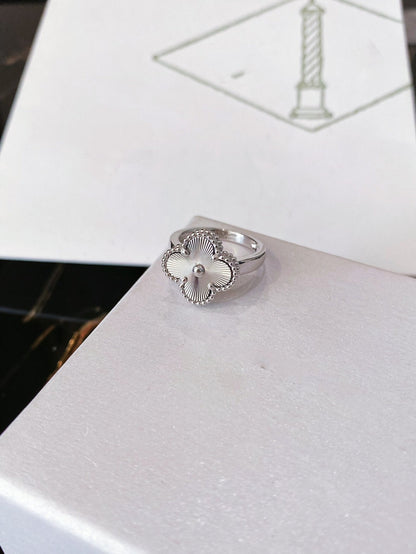 [Love Lucky]CLOVER SILVER RING