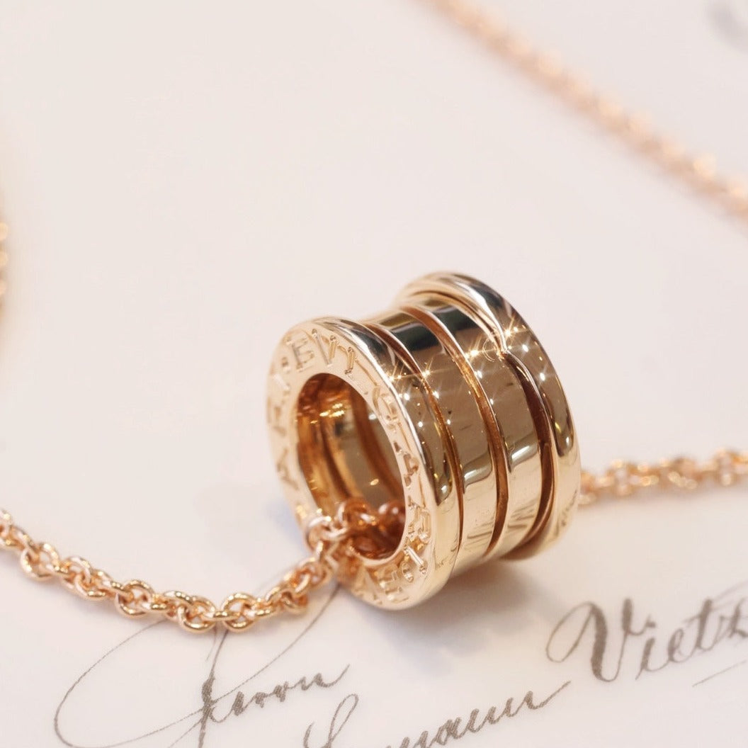 [Love Lucky]ZERO 1 PINK GOLD NECKLACE