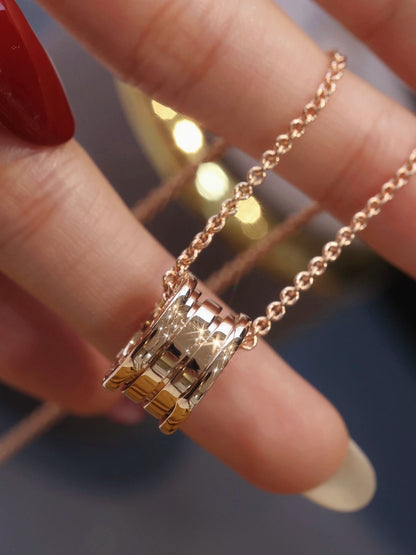 [Love Lucky]ZERO 1 PINK GOLD NECKLACE