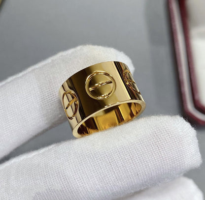 [Love Lucky]LOVE 11MM LARGE RING