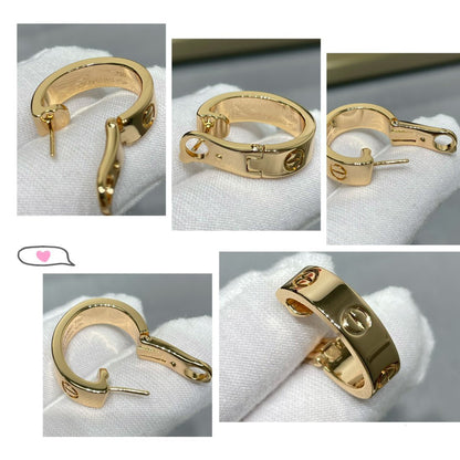 [Love Lucky]LOVE 5.5MM EARRINGS