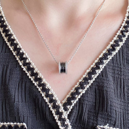 [Love Lucky]ZERO 1 DIAMOND CERAMIC NECKLACE